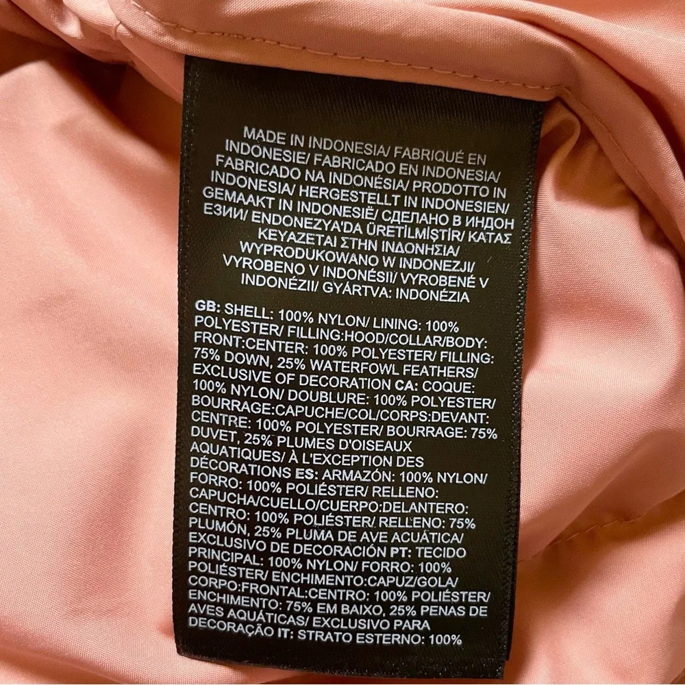 The North Face Women’s Metropolis Parka III Coat In Rose Dawn - Picture 8 of 12